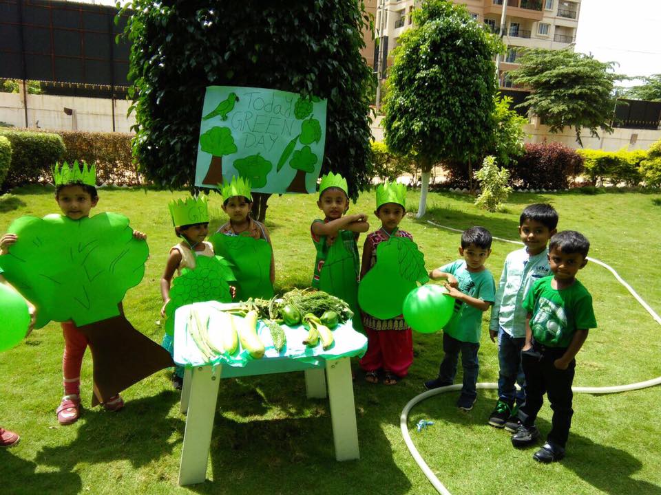 Sofia Pre-School Children Celebrating Green Day in Green Campus